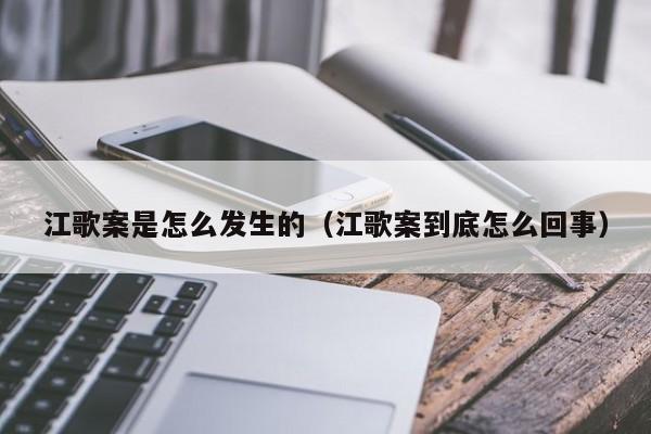 江歌案是怎么发生的（江歌案到底怎么回事）