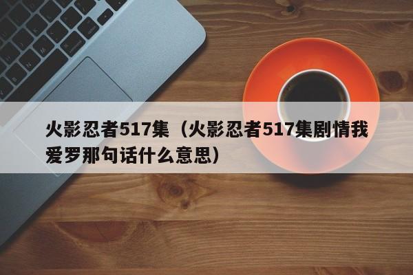 火影忍者517集（火影忍者517集剧情我爱罗那句话什么意思）