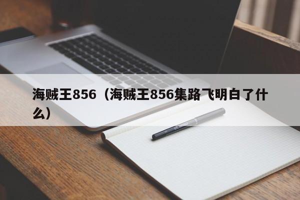 海贼王856（海贼王856集路飞明白了什么）
