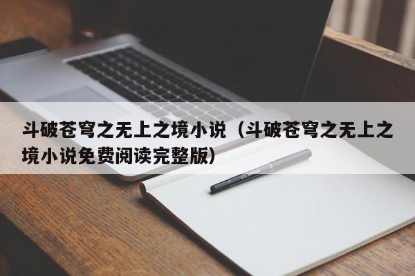 斗破苍穹之无上之境小说（斗破苍穹之无上之境小说免费阅读完整版）