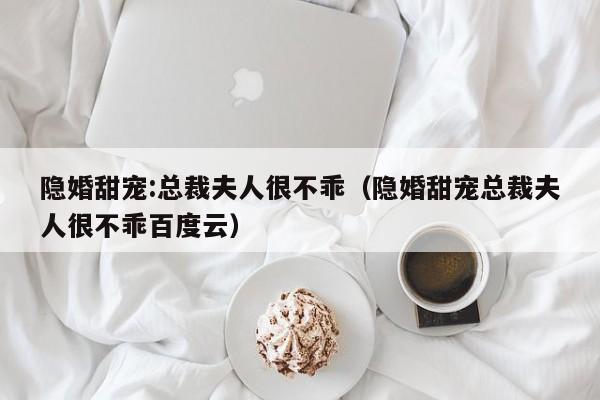 隐婚甜宠:总裁夫人很不乖（隐婚甜宠总裁夫人很不乖百度云）